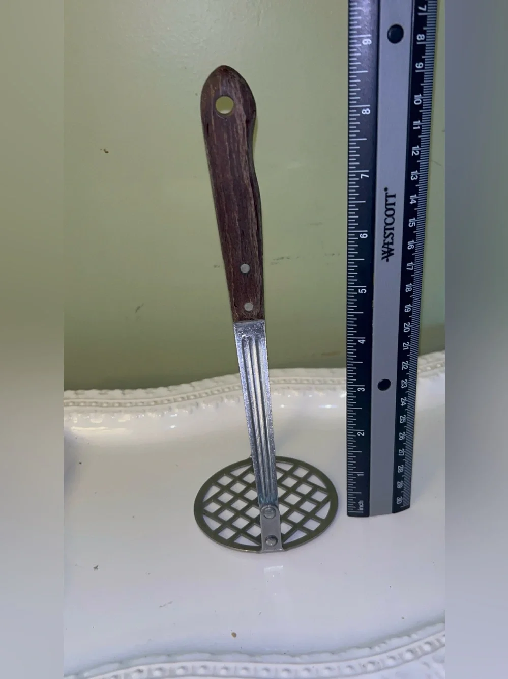 Vintage Imperial Stainless Veri-Sharp Potato Masher